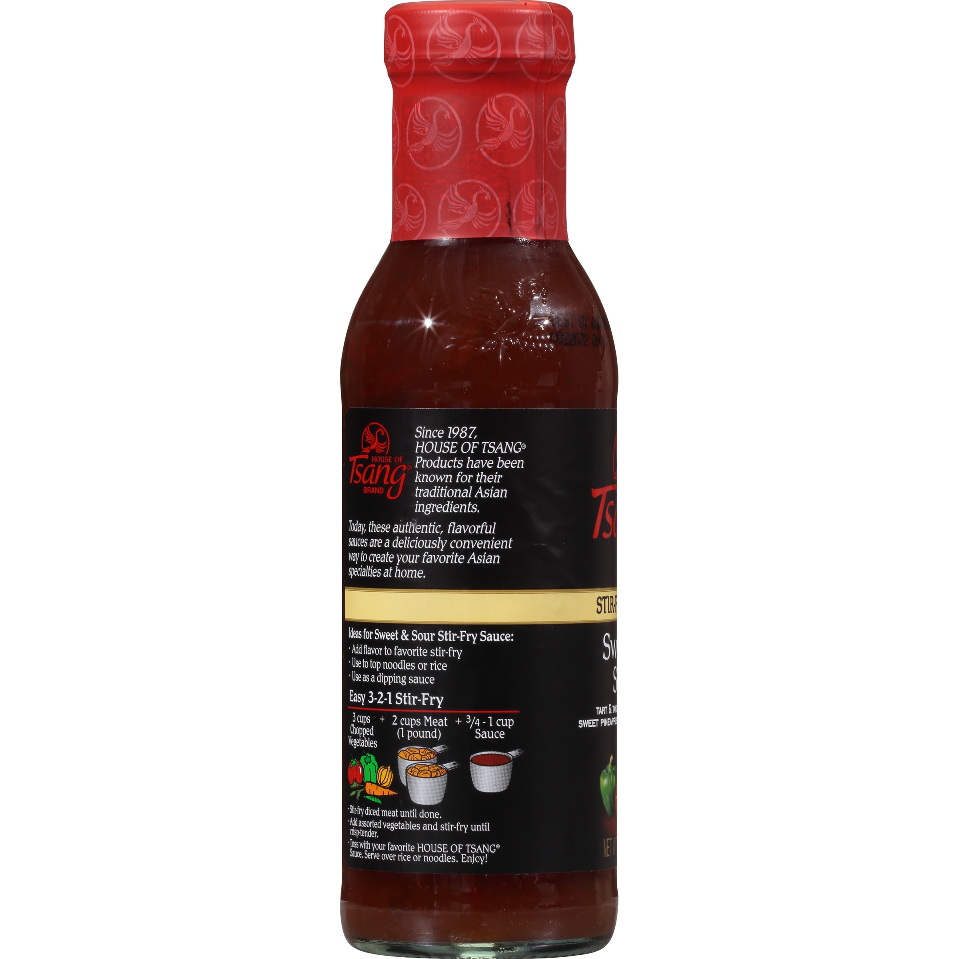 slide 3 of 6, House of Tsang Sweet & Sour Stir-Fry Sauce 11.5 oz, 11.5 oz