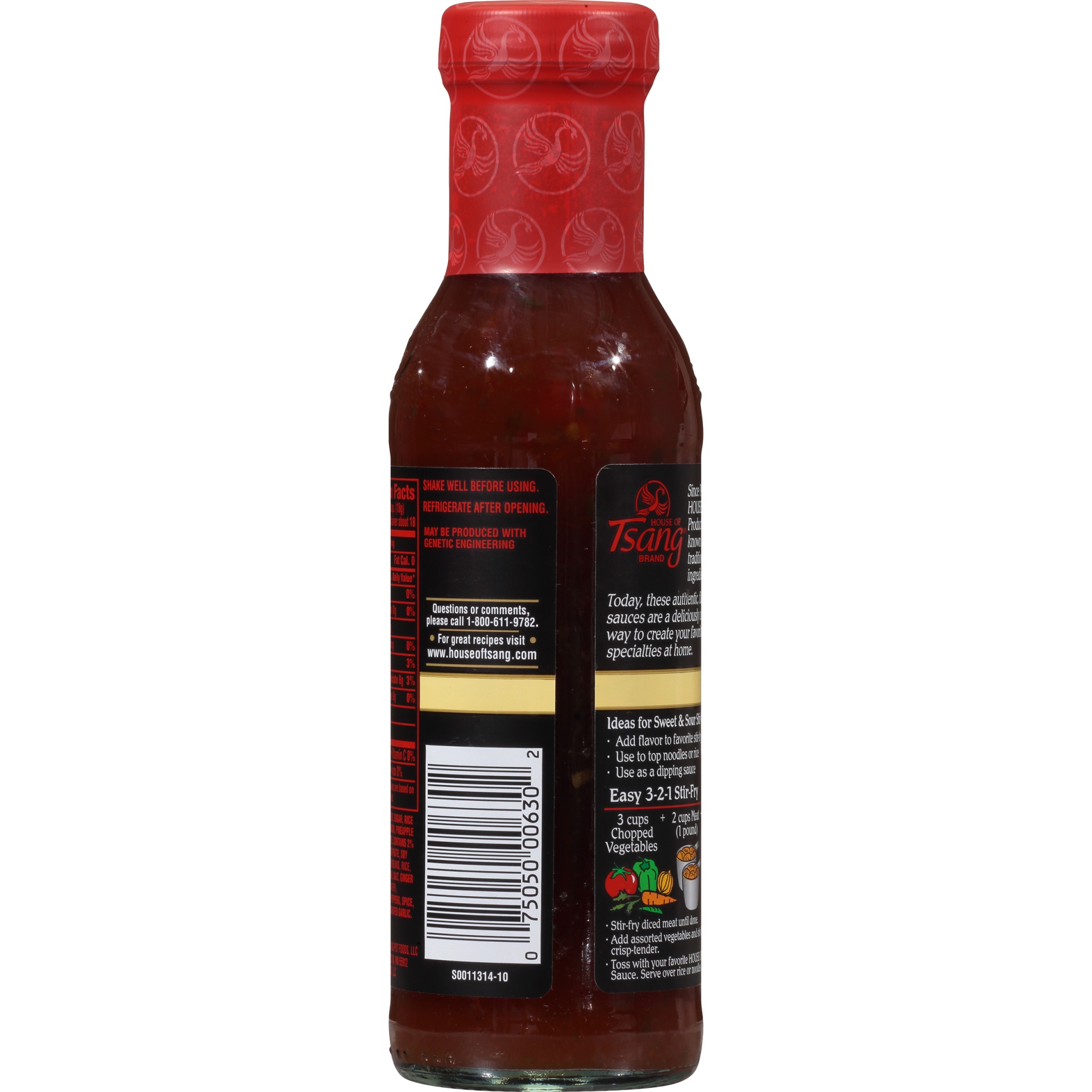 slide 4 of 6, House of Tsang Sweet & Sour Stir-Fry Sauce 11.5 oz, 11.5 oz