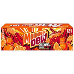 Mtn Dew Soda Live Wire - 12-12 Fl. Oz.
