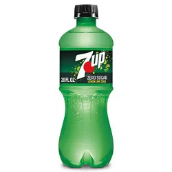 7up Zero Sugar Lemon Lime Soda Bottle - 20 Fl. Oz.