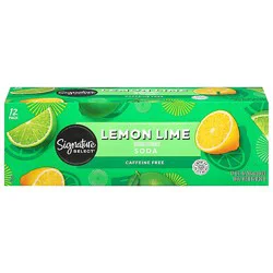 Signature Select Lemon Lime Soda - 12-12 Fl. Oz.