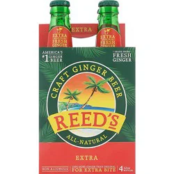 Reeds Soda Ginger Brew Extra Ginger Brew - 4-12 Fl. Oz.