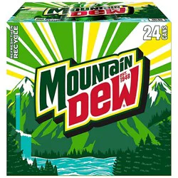 Mtn Dew Soda Cans - 24-12 Fl. Oz.