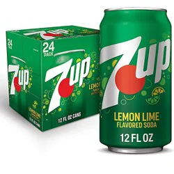 7up Lemon Lime Soda In Can - 24-12 Fl. Oz.