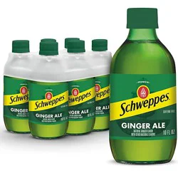 Schweppes Ginger Ale Soda Bottle - 6-10 Fl. Oz.
