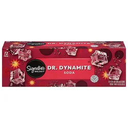 Signature Select Dr. Dynamite Soda - 12-12 Fl. Oz.