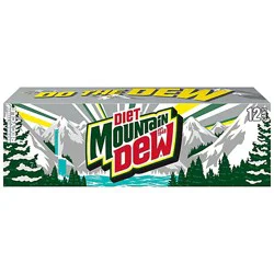 Mtn Dew Soda Diet - 12-12 Fl. Oz.