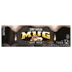 Mug Soda Diet Root Beer No Caffeine - 12-12 Fl. Oz.