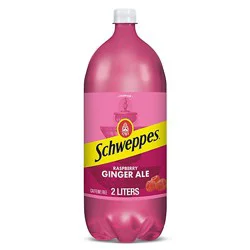 Schweppes Raspberry Ginger Ale Soda Bottle - 2 Liter