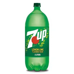 7up Lemon Lime Soda Bottle - 2 Liter
