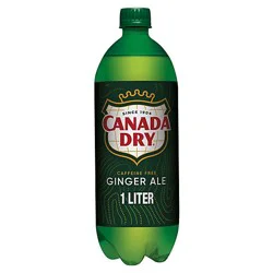 Canada Dry Ginger Ale Soda Bottle - 1 Liter