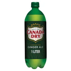 Canada Dry Ginger Ale Soda Bottle - 1 Liter