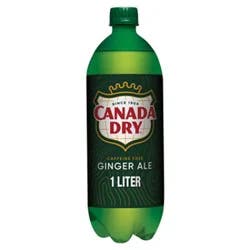 Canada Dry Ginger Ale Soda Bottle - 1 Liter