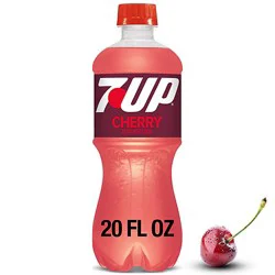 7up Cherry Flavored Soda Bottle - 20 Fl. Oz.