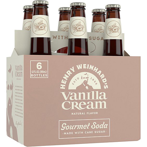 slide 1 of 1, Henry Weinhards Vanilla Cream 0% Abv Bottles - 6-12 Fl. Oz., 6 ct; 12 fl oz