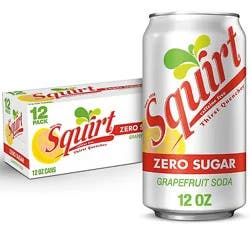 Squirt Zero Sugar Grapefruit Soda Cans - 12-12 Fl. Oz.