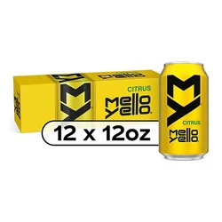 Mello Yello Soda Pop Citrus Flavor - 12-12 Fl. Oz.