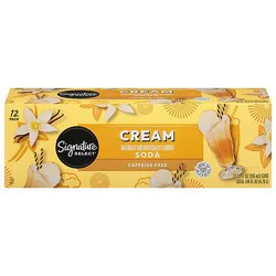 Signature Select Cream Soda - 12-12 Fl. Oz.