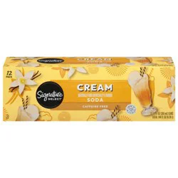 Signature Select Cream Soda - 12-12 Fl. Oz.