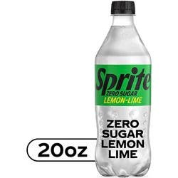 Sprite Zero Sugar Lemon Lime Diet Soda Pop Soft Drink - 20 Fl. Oz.