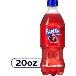 Fanta Soda Strawberry - 20 Fl. Oz.