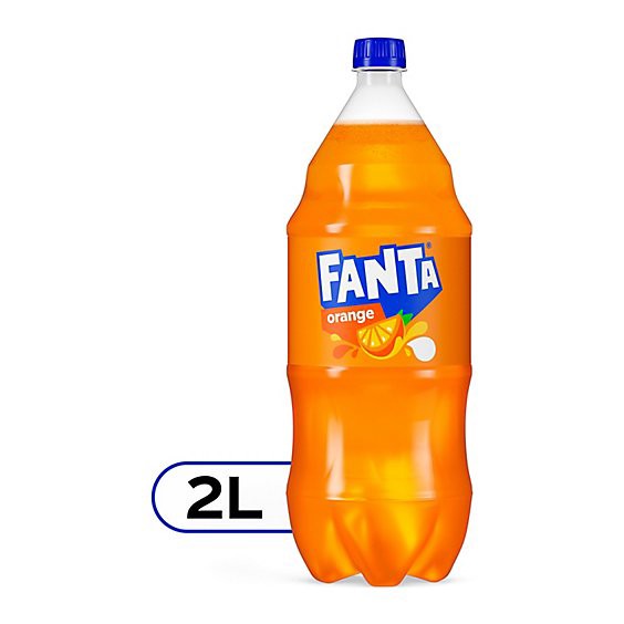 slide 1 of 10, Fanta Soda Pop Orange Flavored - 2 Liter, 2 liter