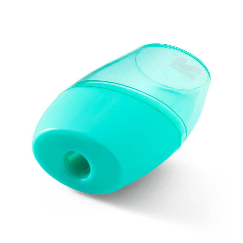 slide 3 of 5, Pencil Sharpener 1 Hole 1ct (Colors May Vary) - up&up™: School Supplies Kids, Handheld, Non-Powered Desk Tool, 1 ct