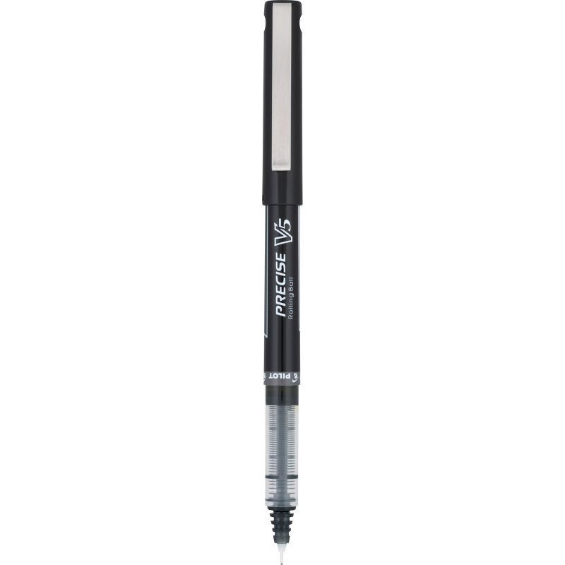 slide 3 of 3, Pilot 3ct Precise V5 Rolling Ball Pens Extra Fine Point 0.5mm Black Ink, 3 ct