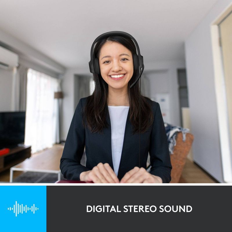 slide 2 of 9, Logitech H390 USB Wired Headset, 1 ct