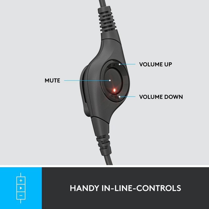 slide 4 of 9, Logitech H390 USB Wired Headset, 1 ct