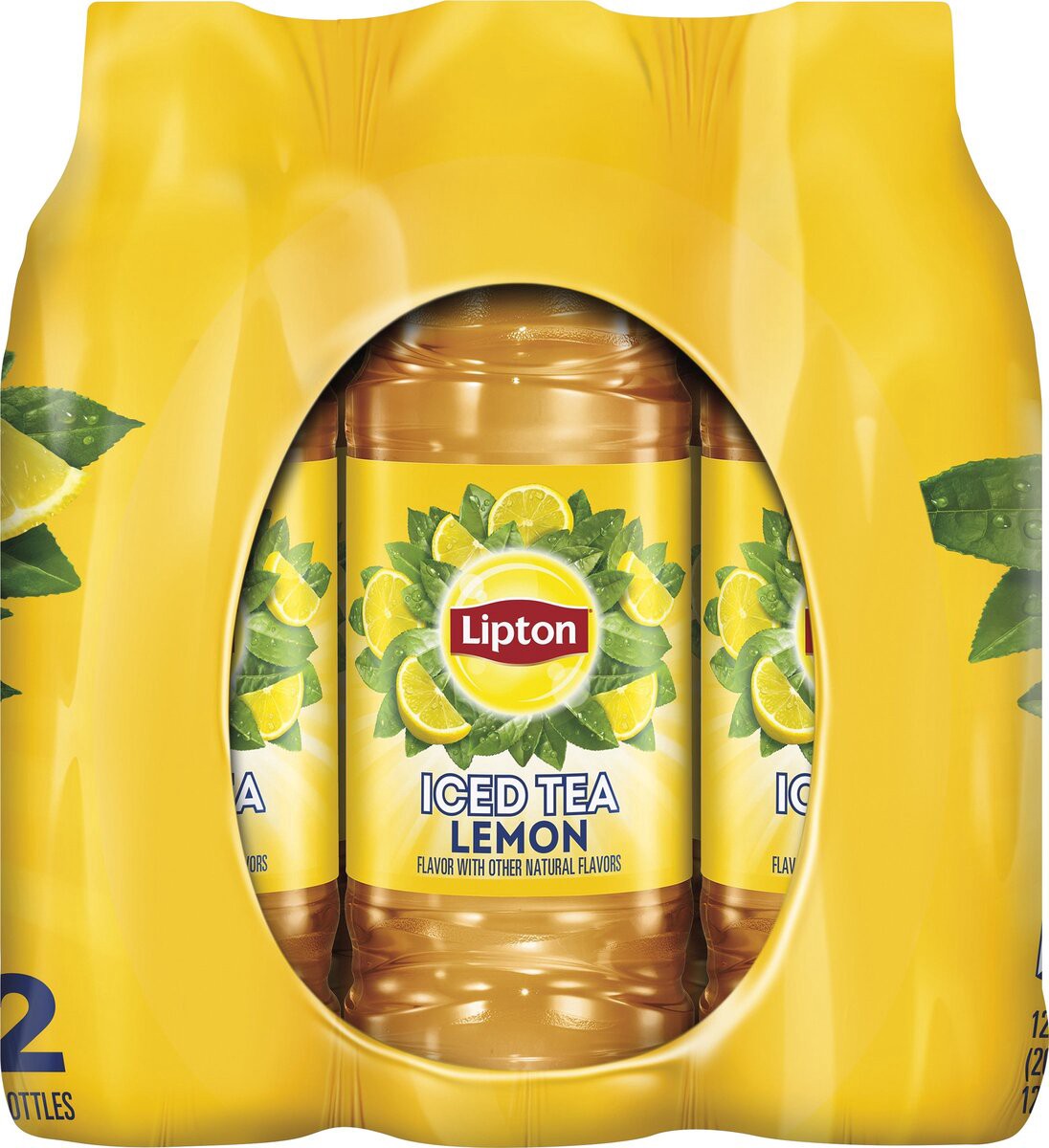 slide 2 of 6, Lipton Iced Tea Lemon - 12-16.9 Fl. Oz., 12 ct; 16.9 fl oz