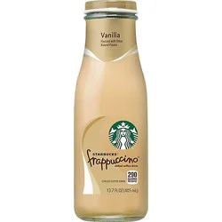 Starbucks Frappuccino Coffee Drink Chilled Vanilla - 13.7 Fl. Oz.