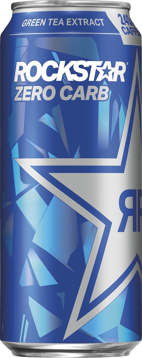 slide 4 of 5, Rockstar Zero Carb Sugar Free Energy Drink 16 oz, 16 fl oz