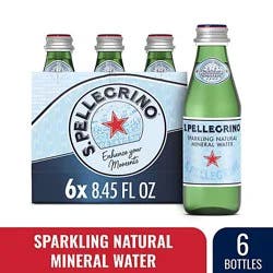 S.pellegrino Sparkling Natural Mineral Water - 6-8.45 Fl. Oz.