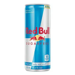 Red Bull Sugarfree Energy Drink 80mg Caffeine - 8.4 Fl. Oz.