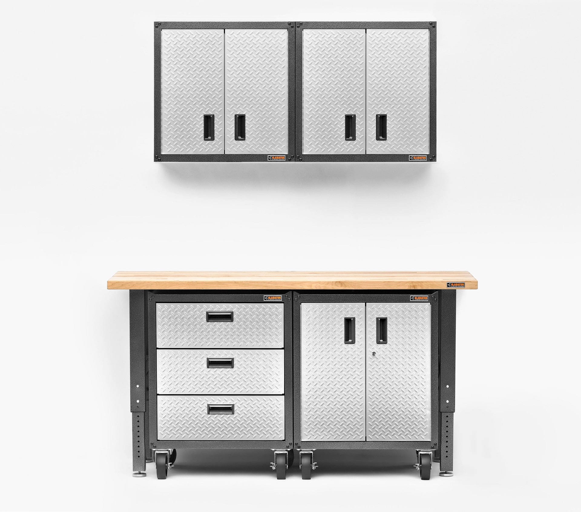 slide 3 of 6, Gladiator Ready-to-Assemble 4 -Pack 5-in Plastic Swivel Caster, 1 ct