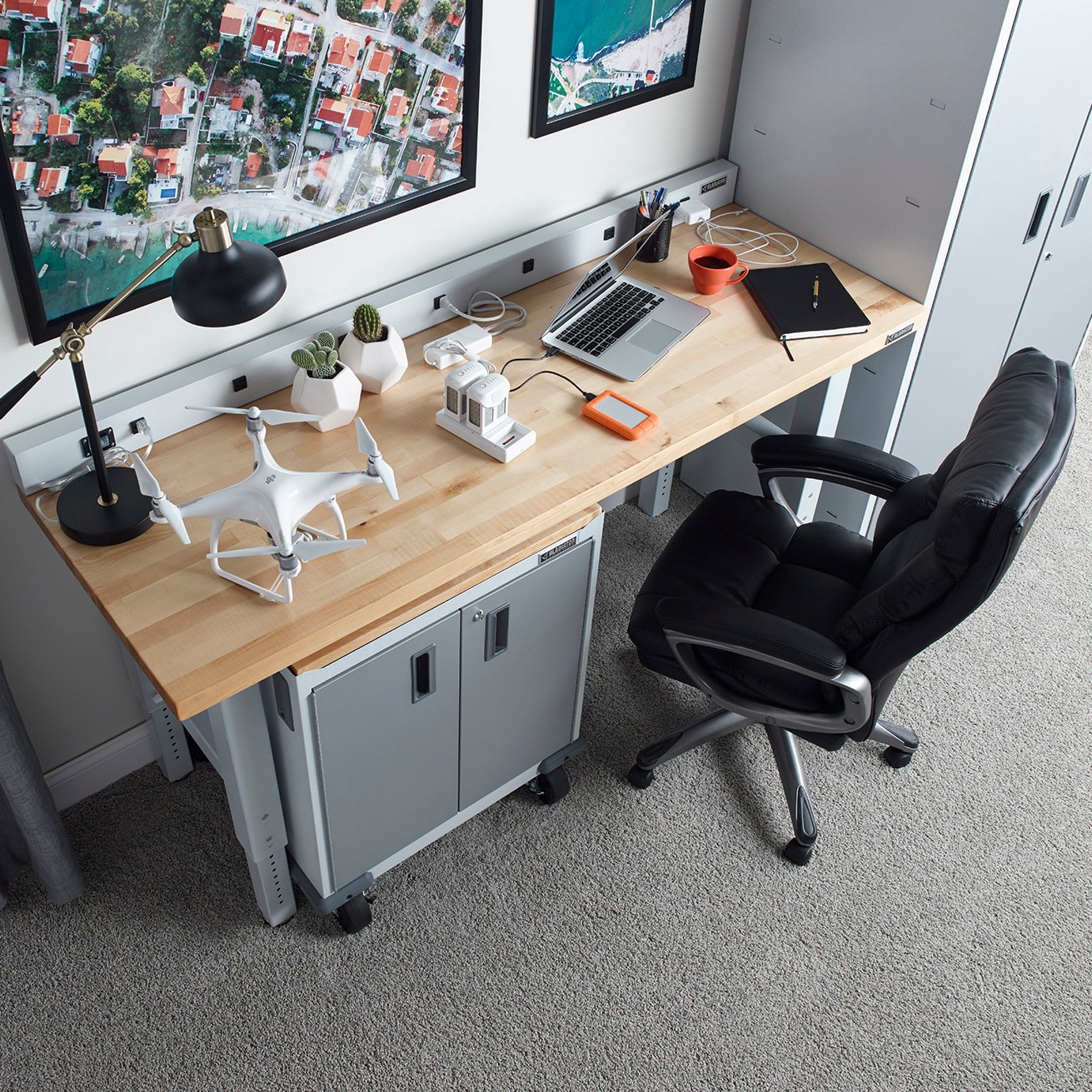 slide 4 of 6, Gladiator Ready-to-Assemble 4 -Pack 5-in Plastic Swivel Caster, 1 ct