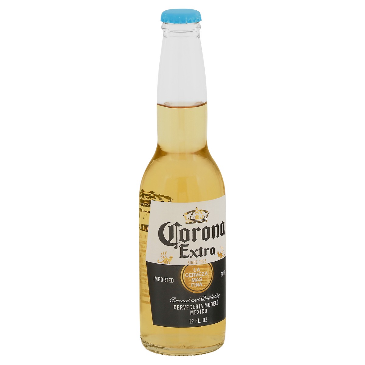 slide 7 of 9, Corona Extra Mexican Lager Import Beer, 12 fl oz Bottle, 4.6% ABV, 1 liter