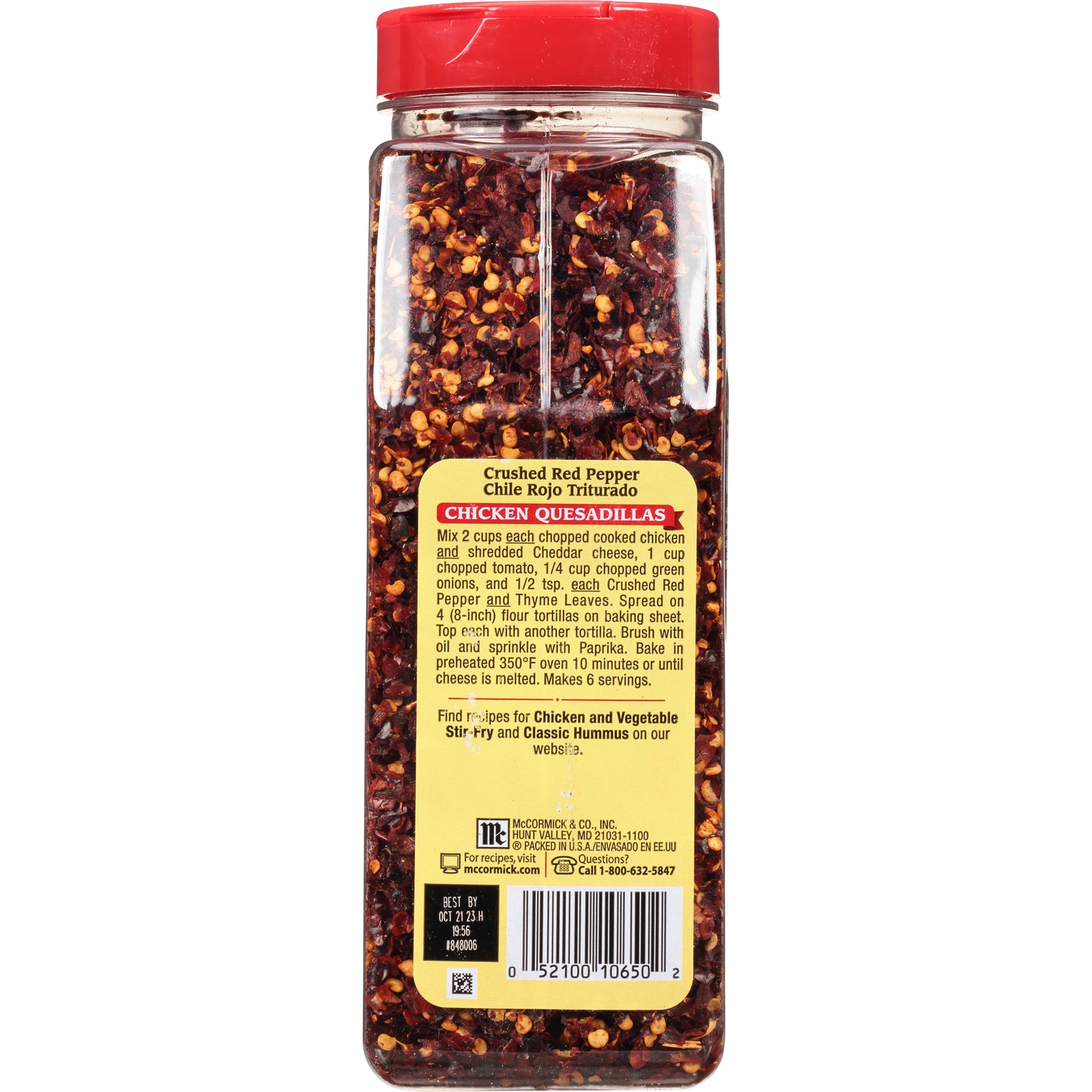 slide 2 of 5, McCormick Crushed Red Pepper, 13 oz, 13 oz