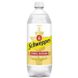 Schweppes Zero Sugar Tonic Water Bottle - 1 Liter