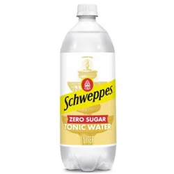 Schweppes Zero Sugar Tonic Water Bottle - 1 Liter