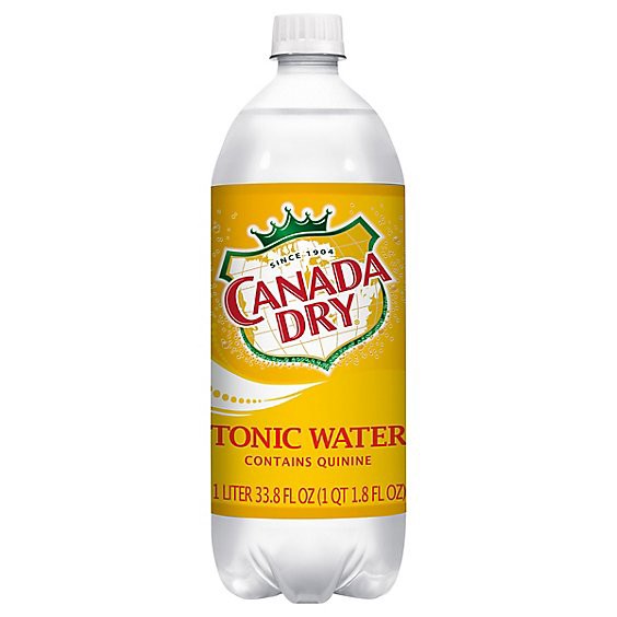 slide 1 of 8, Canada Dry Tonic Water Bottle - 1 Liter, 1 liter