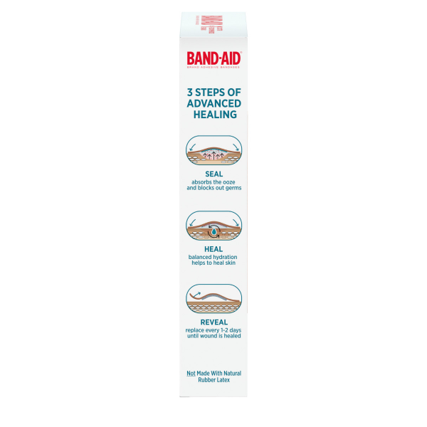 slide 6 of 21, BAND-AID Brand Large Pro Heal Bandages + Hydrocolloid Pads, 5 ct, 5 ct