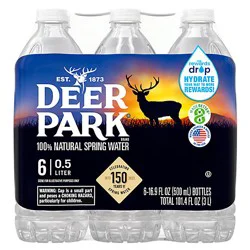 Deer Park Natural Spring Water - 6-16.9 Fl. Oz.