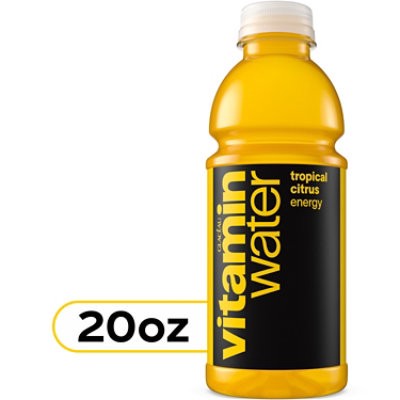 slide 1 of 3, Vitaminwater Energy Tropical Citrus Water Beverage Bottle - 20 Fl. Oz., 20 fl oz