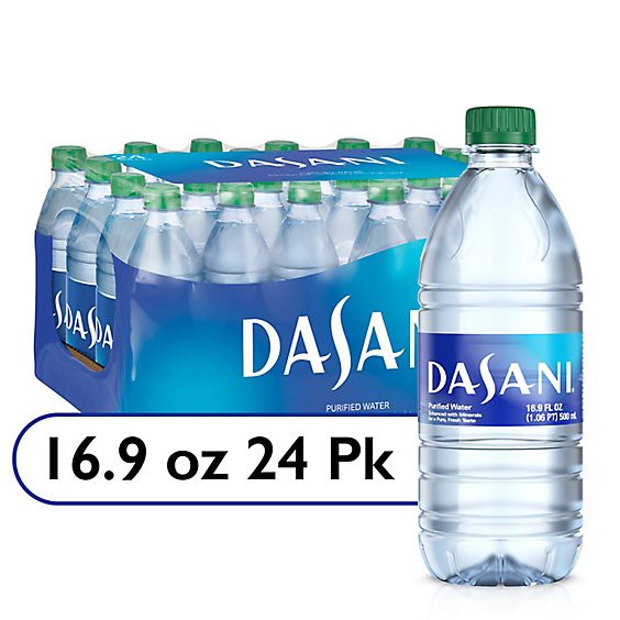 slide 1 of 10, Dasani Purified Drinking Water Pack - 24-16. Oz., 24 ct; 16.9