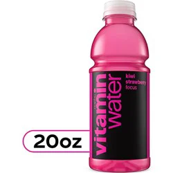 Vitaminwater Focus Kiwi Strawberry Water Beverage Bottle - 20 Fl. Oz.