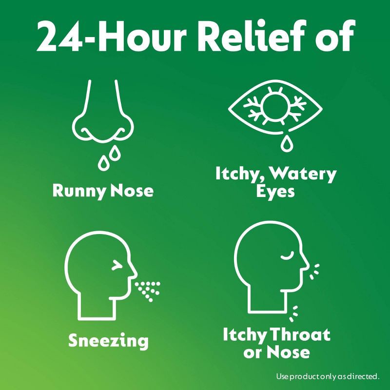 slide 4 of 12, Zyrtec 24 Hour Allergy Relief Tablets - Cetirizine HCl - 30ct, 30 ct