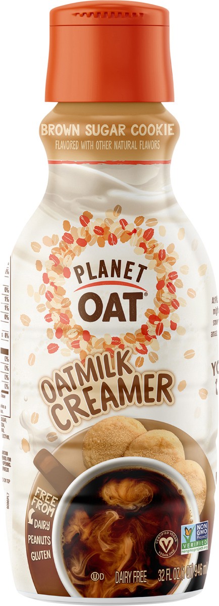 slide 4 of 11, Planet Oat Brown Sugar Cookie Creamer, 32oz - 1 QT, 1 qt