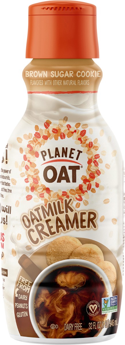 slide 5 of 11, Planet Oat Brown Sugar Cookie Creamer, 32oz - 1 QT, 1 qt